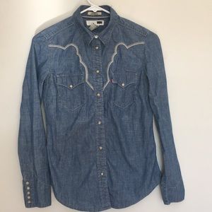 Levi's Fitted Denim button up